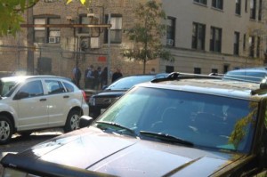 An arrest on Glenlake on October 15th. Credit: Michael King / Facebook