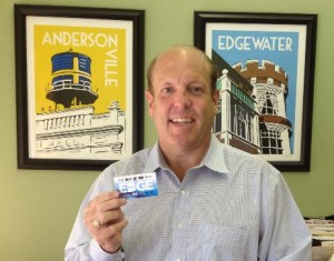 Ald. Osterman Shows His Flex Pass